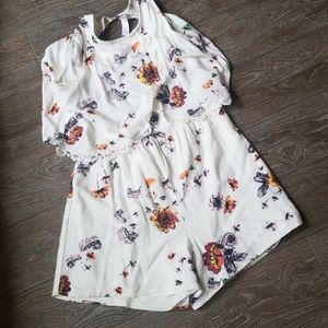 Justice  floral romper 16